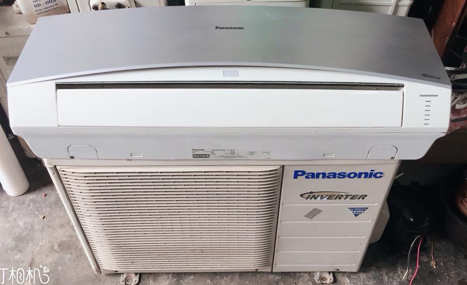 Máy lạnh cũ Panasonic inverter 1.0hp tiết kiệm điện gas 410 mới 95%